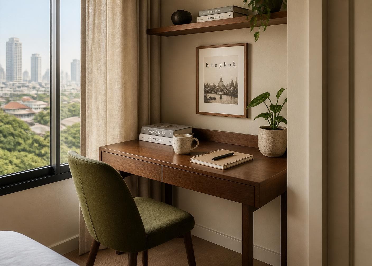A calm, well-prepared Cozy Nest home ready for residents
